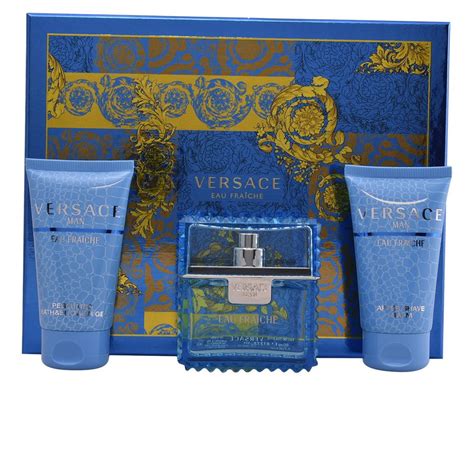 reviews for men versace cologne gift set|Versace eau fraiche gift set.